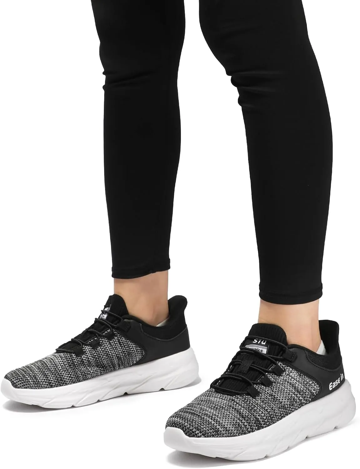 STQ Women Slip on Sneakers Orthopedic Walking Shoes for Pregnant and Busy Mom