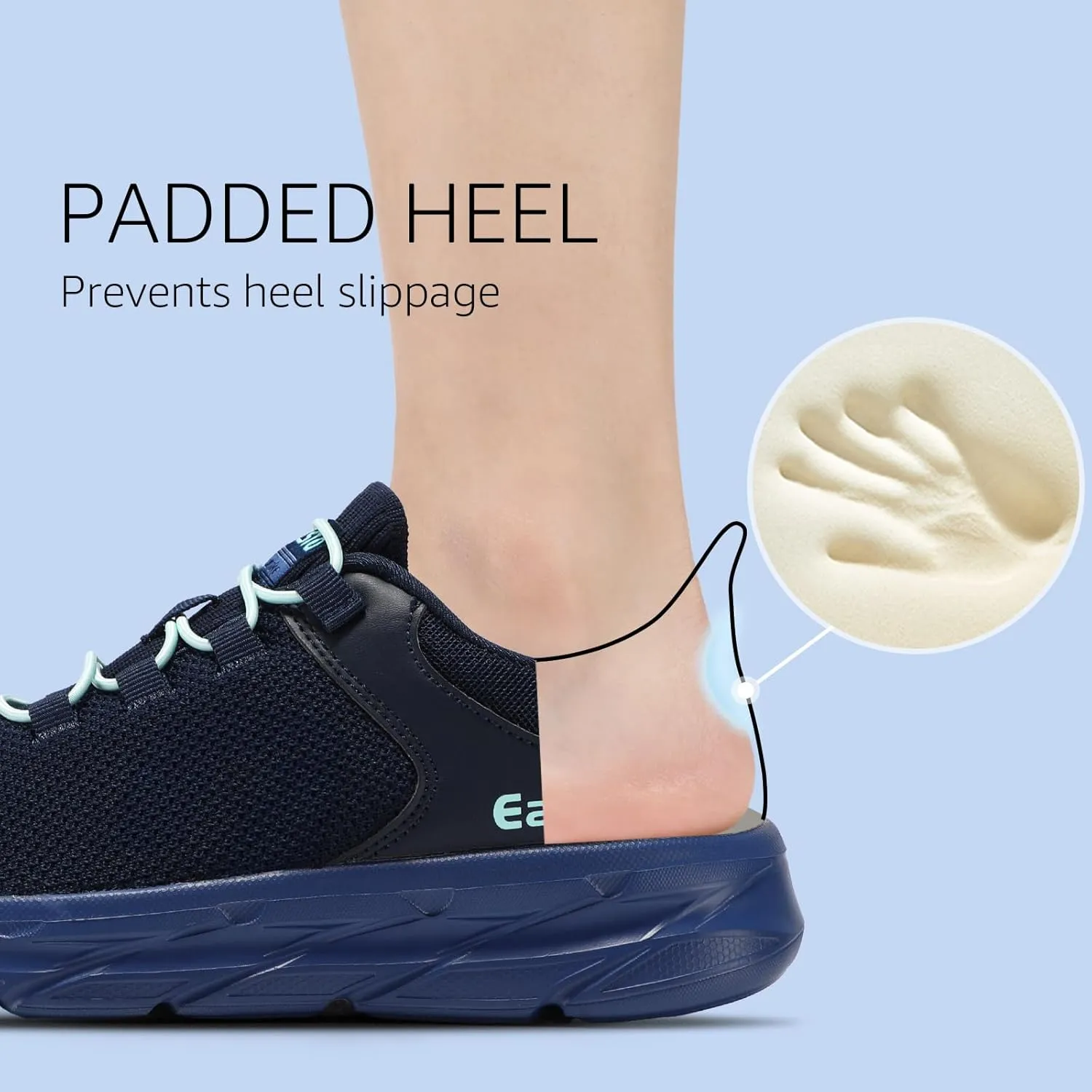 STQ Women Slip on Sneakers Orthopedic Walking Shoes for Pregnant and Busy Mom