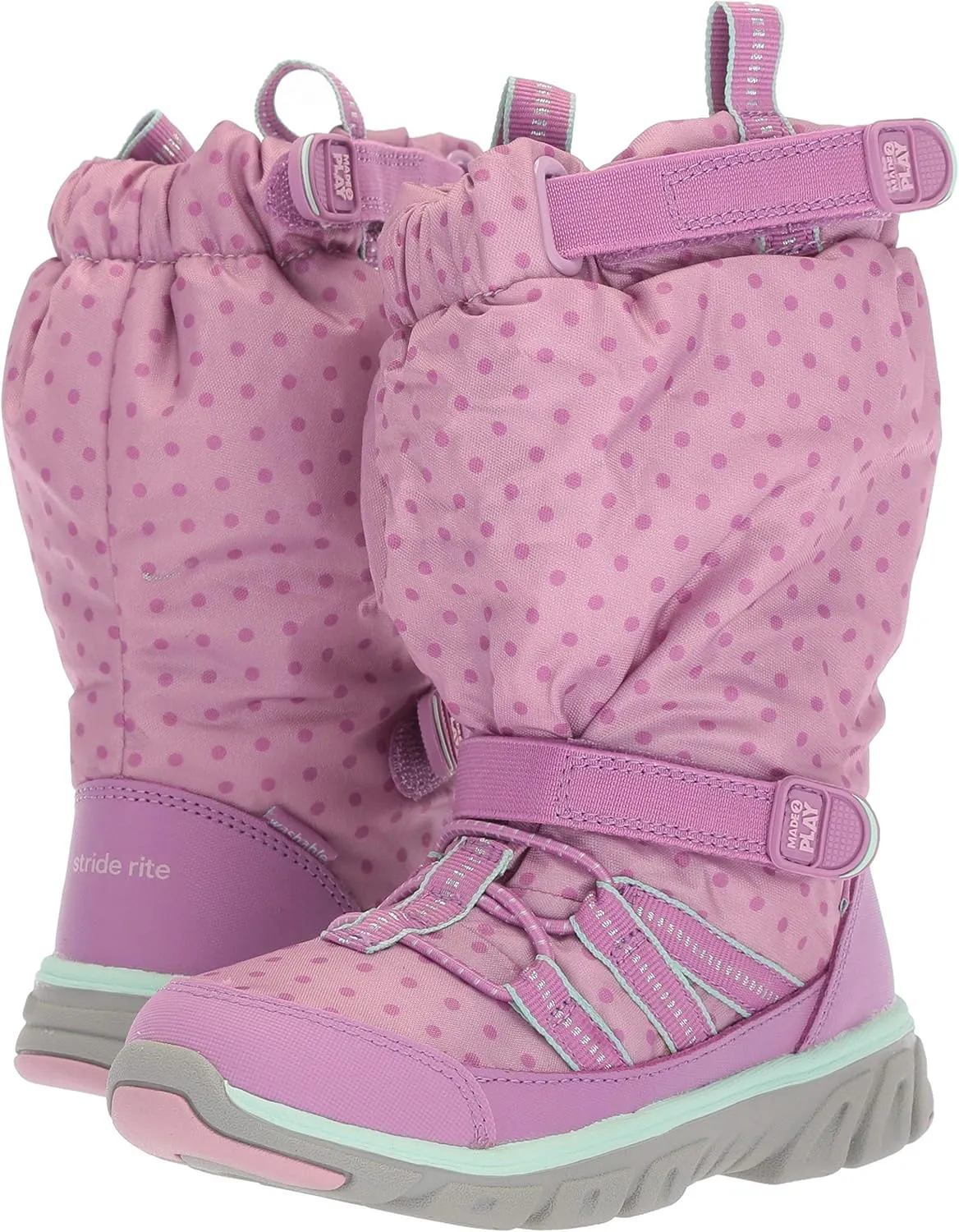 Stride Rite Unisex-Child Boy's and Girl's Machine Washable Snow Boot