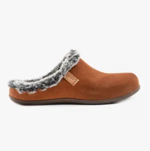 Strive LUXEMBOURG Mens Leather Mule Slippers Classic Tan