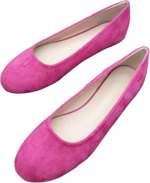 Stunner Women Casual Flats Classic Cute Slip On Ballet Shoes Comfortable Pointed Toe Flats
