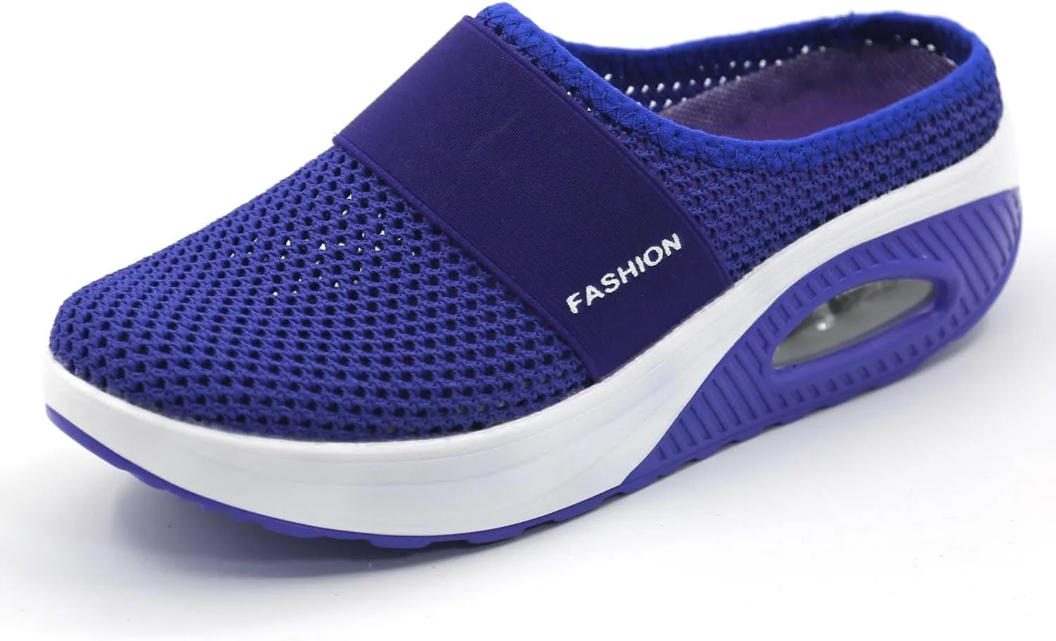 Summer Women's Breathable Mesh Walking Mules Sneakers Open Back Slippers, Comfortable Slip-On Clogs, Suitable for Indoor and Outdoor