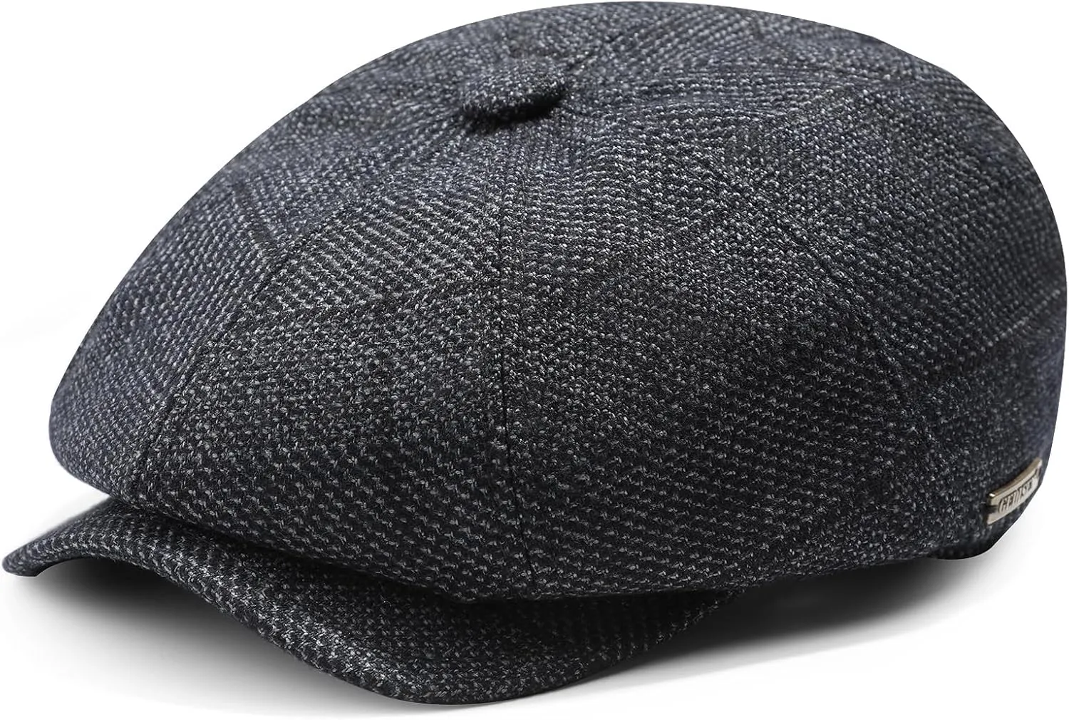 Sumolux Newsboy Cap for Men Wool Classic 8 Panel Vintage Gatsby Lvy Cabbie Hat Flat Beret Cap