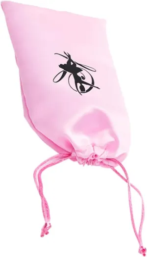 SUPVOX Dance Pouch Bag Canvas Ballet Shoes Storage Drawstring Closure Pointe Bag for Dancers Workout Travel Fashionable Designs 1pc