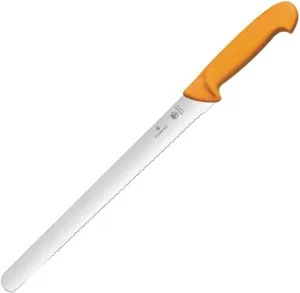Swibo 9-9/10-Inch Deli Knife, Serrated Flexible Blade