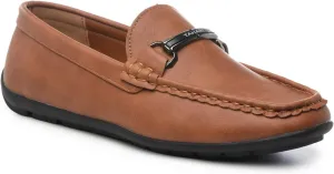 TAHARI Dapper Boys Dress Loafer Shoe - Stylish, Comfortable, Easy Slip-on Style, Flexible Outsole, Versatile for Formal & Casual Occasions, Durable