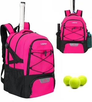 Tennis Bag Tennis Backpack for Women and Men 2 Rackets with Separate Shoe Compartment