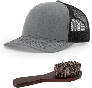 The Hat Pros | Richardson 112 Youth Trucker Hat Adjustable Snapback Bundle with THP Hat & Clothing Brush