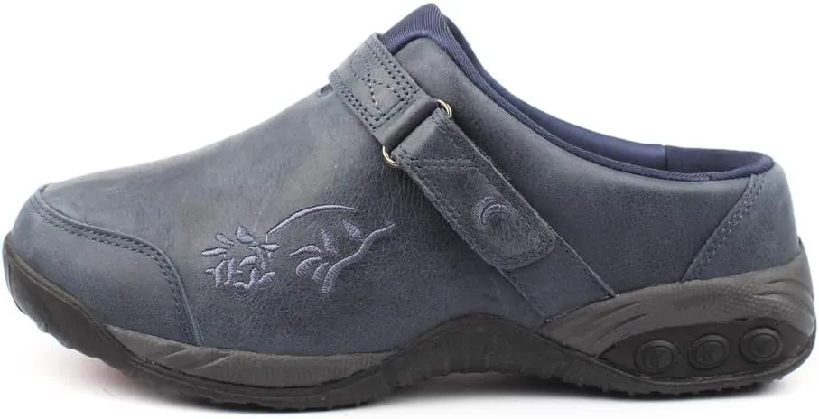 Therafit Austin Women's Leather Clog Slip On for Plantar Fasciitis/Foot Pain