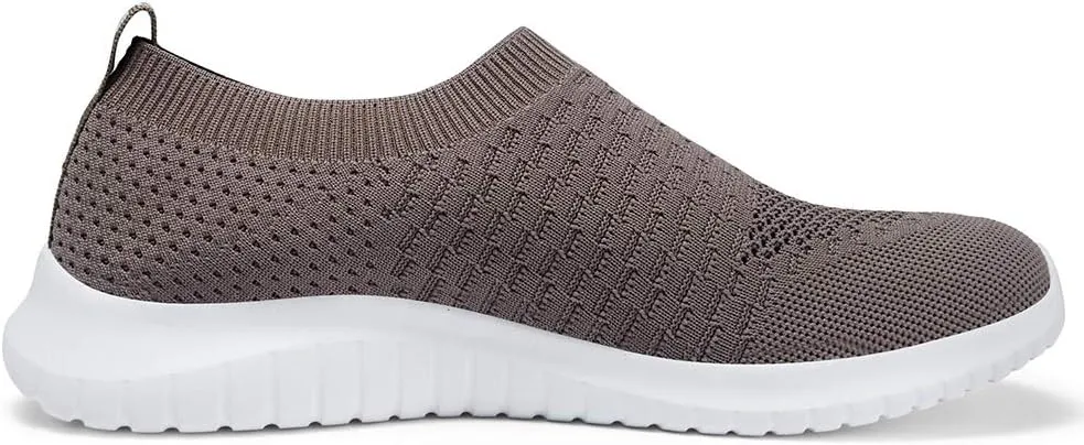 TIOSEBON Men's Slip On Walking Shoes Knit Mesh Tennis Sneaker