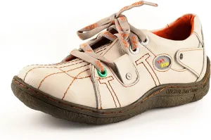 TMA EYES Women's Sneaker Genuine Leather Flat Shoes for Outdoor Sports Casual Shoes