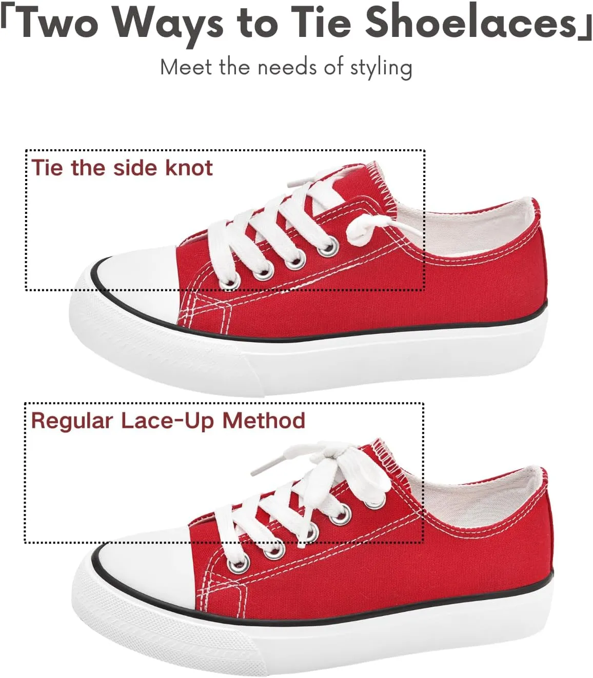 Toddler Canvas Sneakers, Non-Slip & Durable Sports Shoes for Boys & Girls, Cushioned, Breathable Kids Sneakers