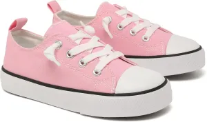 Toddler Little Kid Cushioned Canvas Shoes Slip On Sneakers Soft and Durable