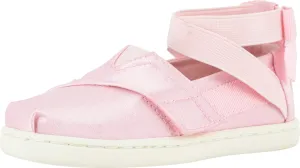 TOMS Toddler Girls Alpargata Ballerina - Black
