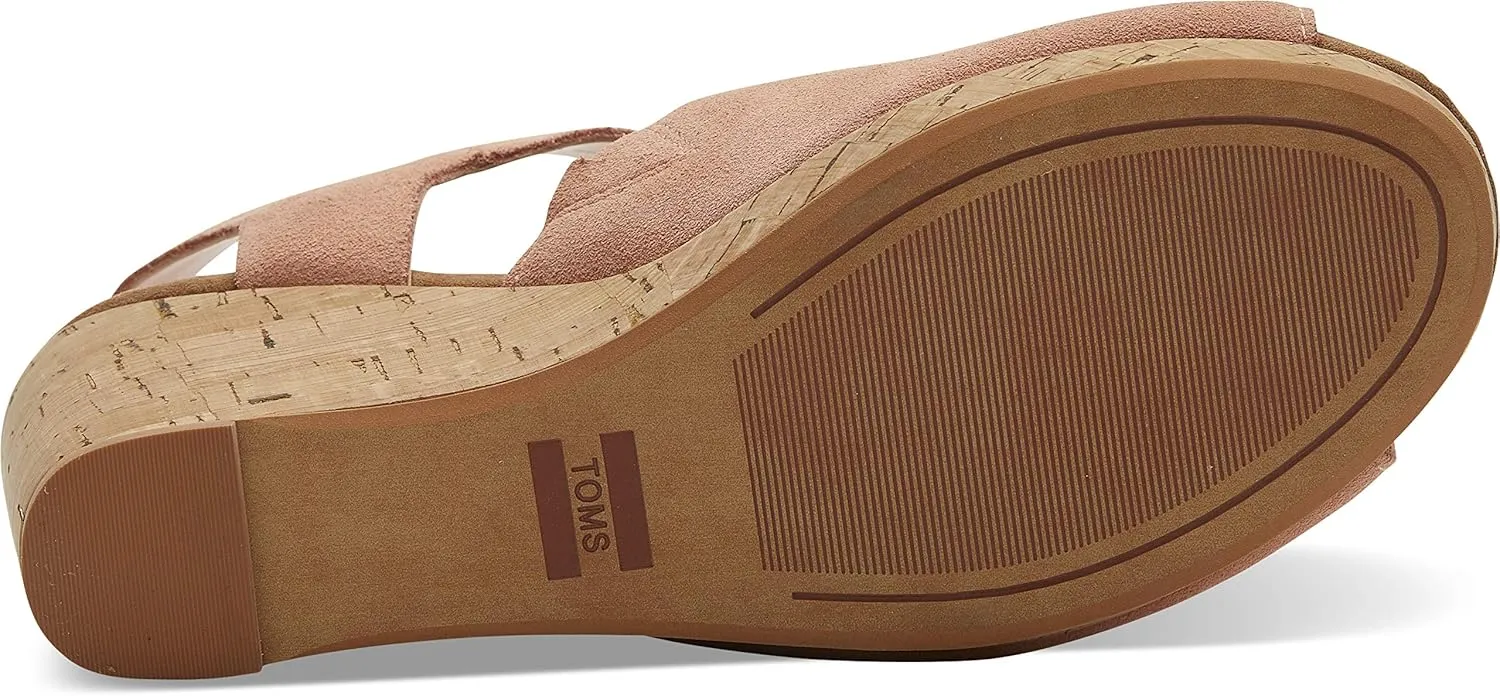 TOMS Womens Alpargata Slip On Flats Casual - Blue