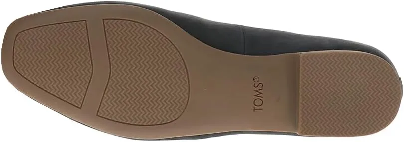 TOMS Womens Bianca Mary Jane Ballet Flats Casual - Black