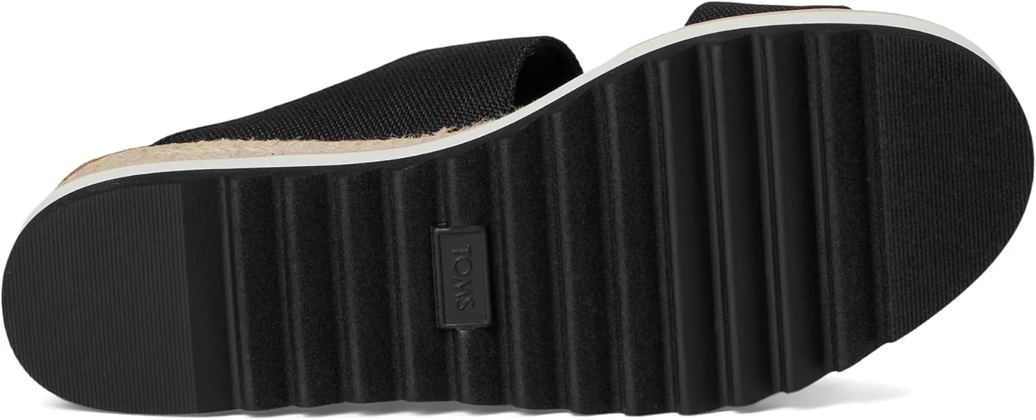 TOMS Womens Diana Buckle Platform Casual Sandals Casual Mid Heel 2-3" - Beige