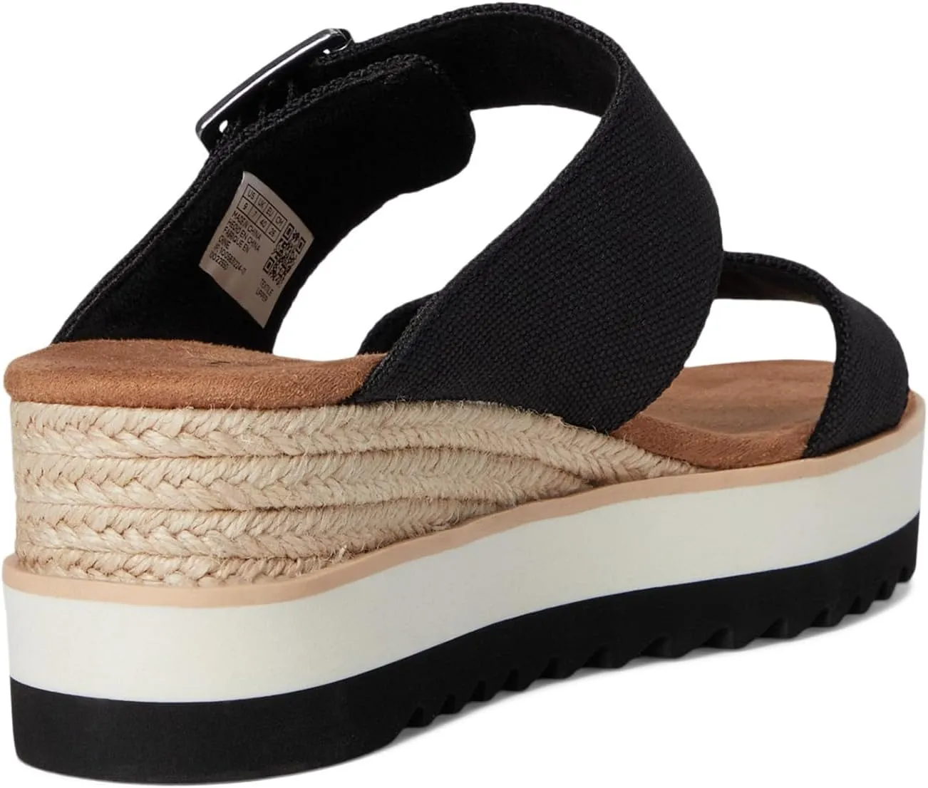 TOMS Womens Diana Buckle Platform Casual Sandals Casual Mid Heel 2-3" - Beige