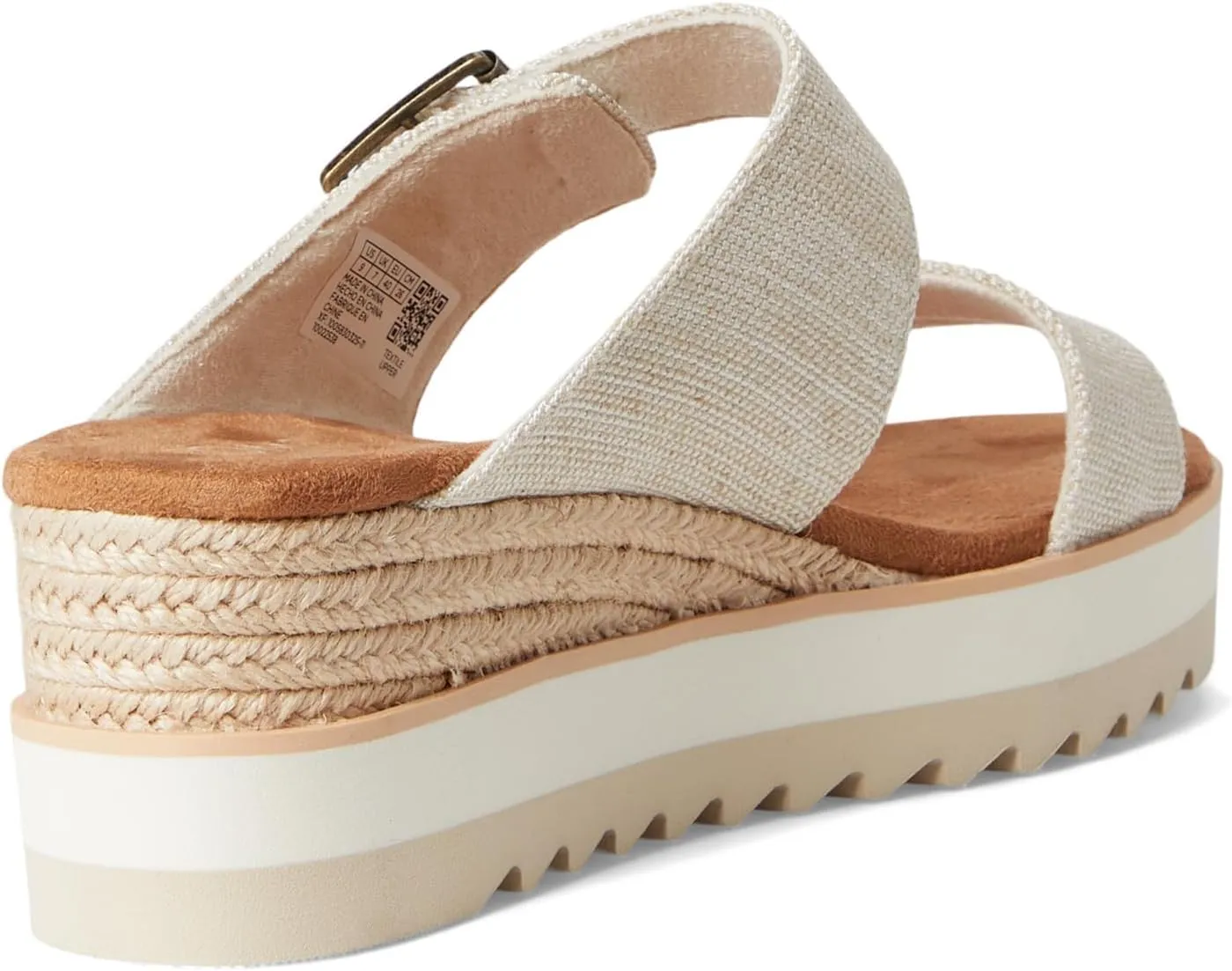 TOMS Women's Diana Mule Bukle Wedge Sandal