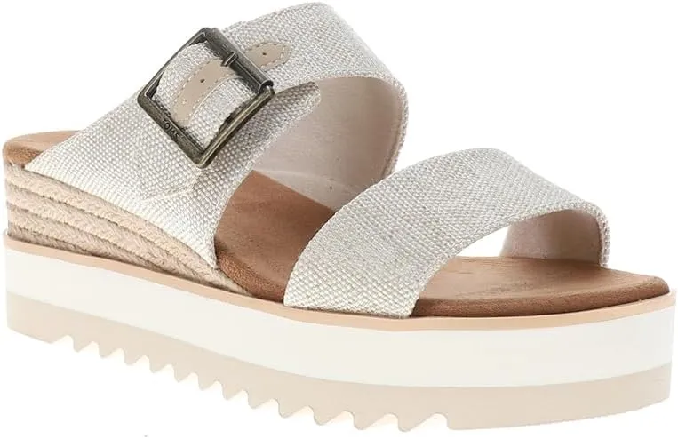 TOMS Women's Diana Mule Bukle Wedge Sandal