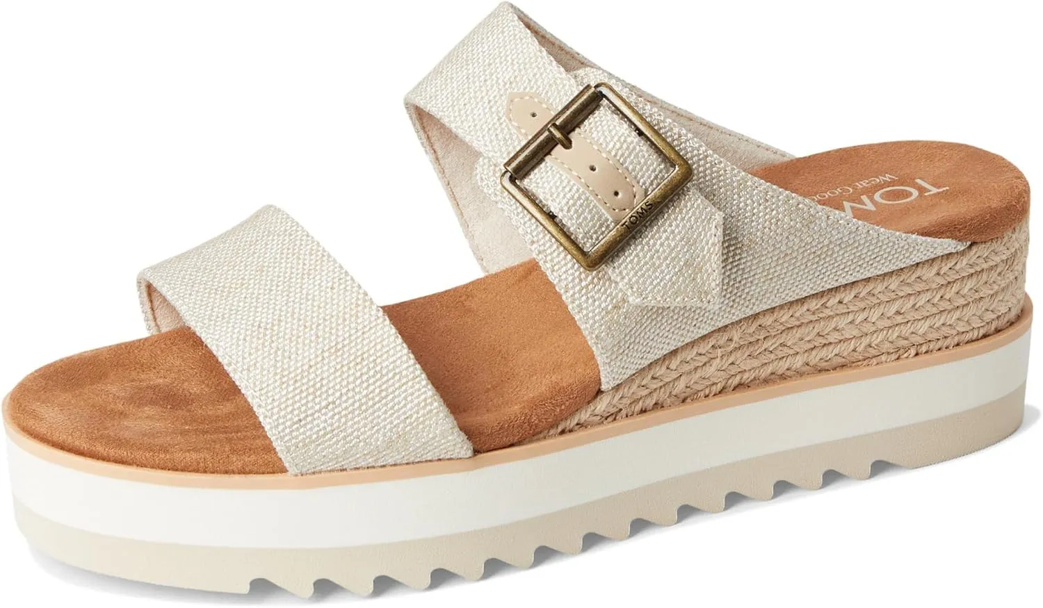 TOMS Women's Diana Mule Bukle Wedge Sandal