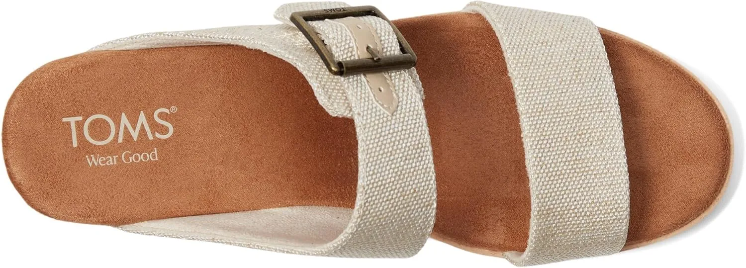 TOMS Women's Diana Mule Bukle Wedge Sandal