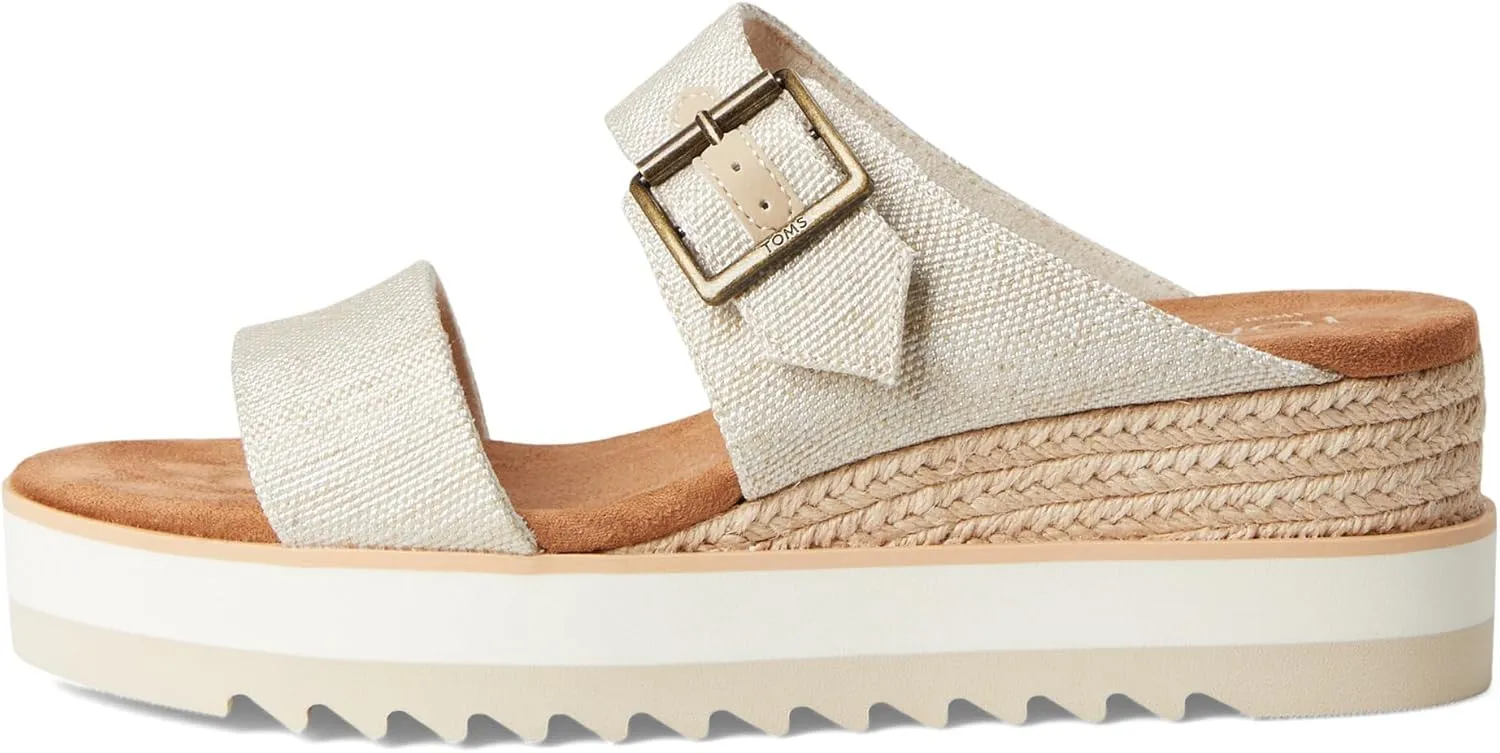 TOMS Women's Diana Mule Bukle Wedge Sandal