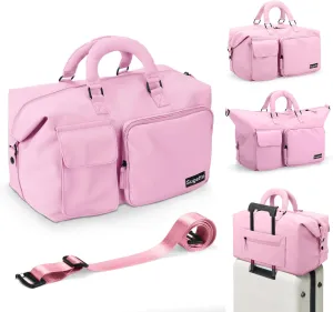 Travel Duffle Bag Carry On Weekender Bags for women, Duffel bag Small Gym Bag for Women men with Shoe Compartment