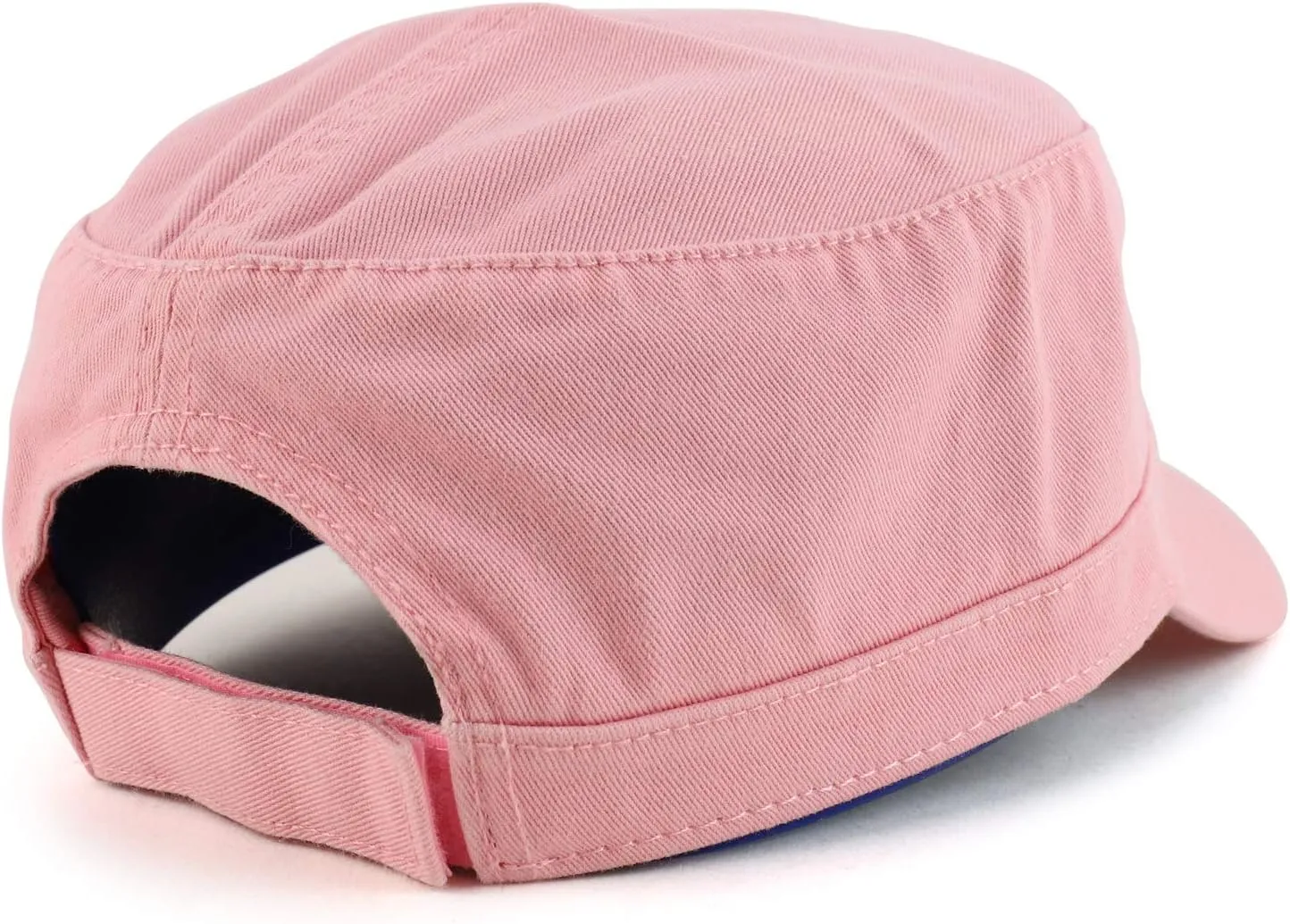 Trendy Apparel Shop Cotton Army Cap Military Flat Top Adjustable Baseball Cap