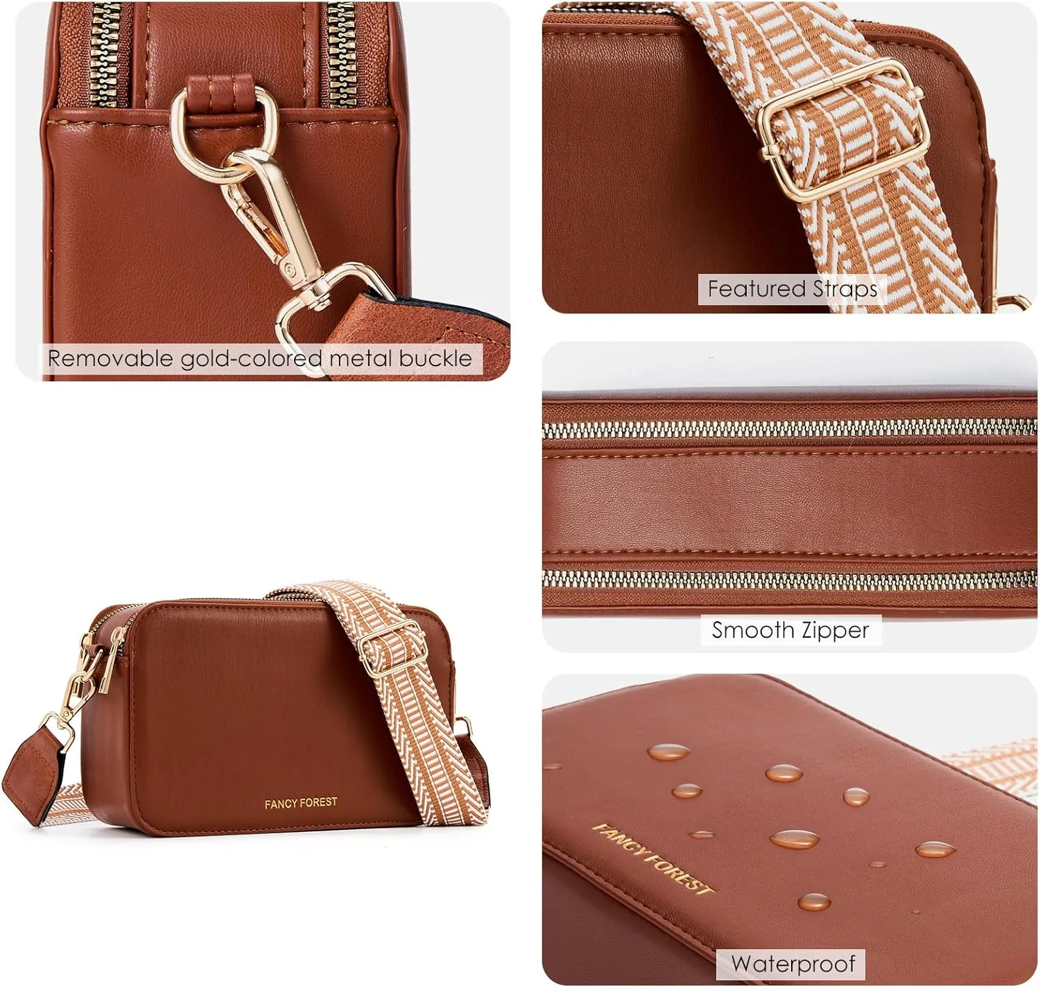 Trendy Purses For Women Crossbody Bag with Unique Camera Bag Style,Designer Small Hardshell Shoulder Bag/Handbags