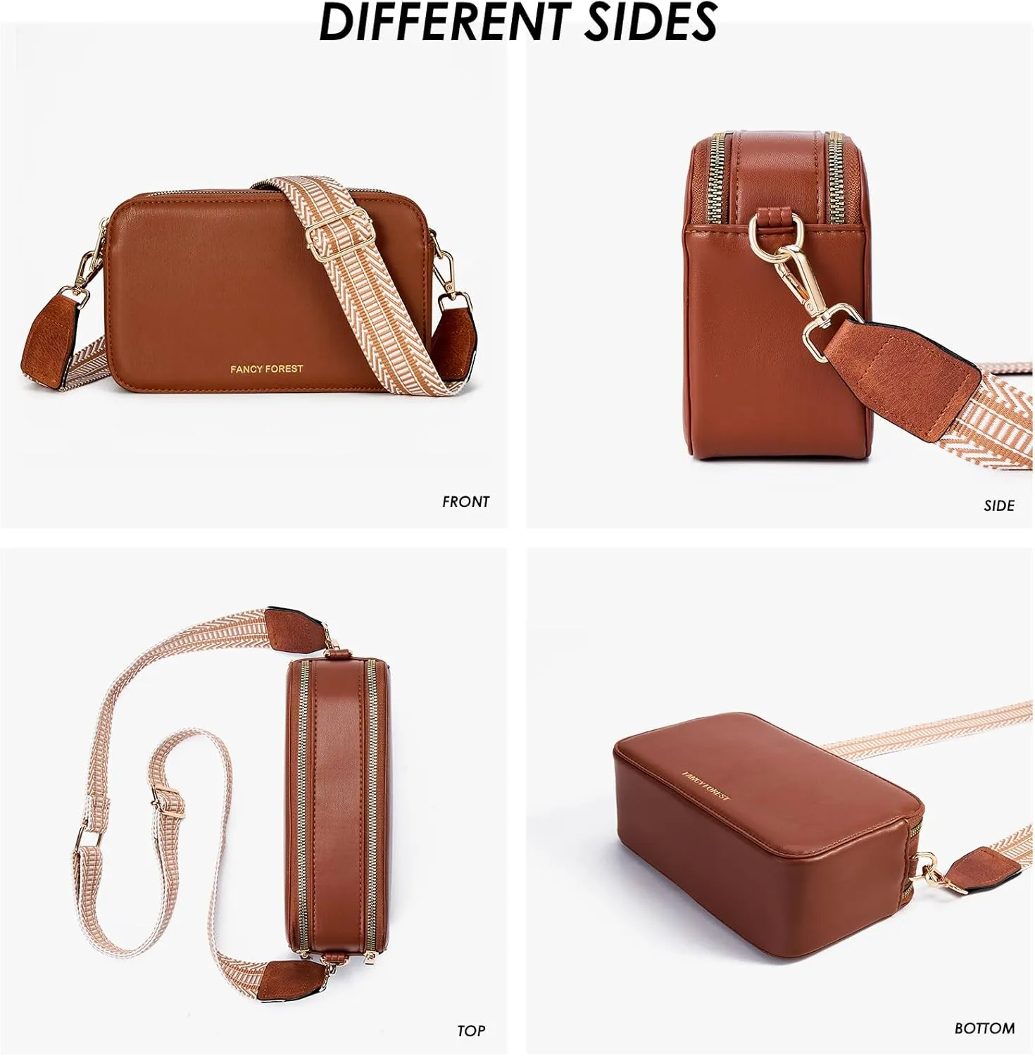 Trendy Purses For Women Crossbody Bag with Unique Camera Bag Style,Designer Small Hardshell Shoulder Bag/Handbags