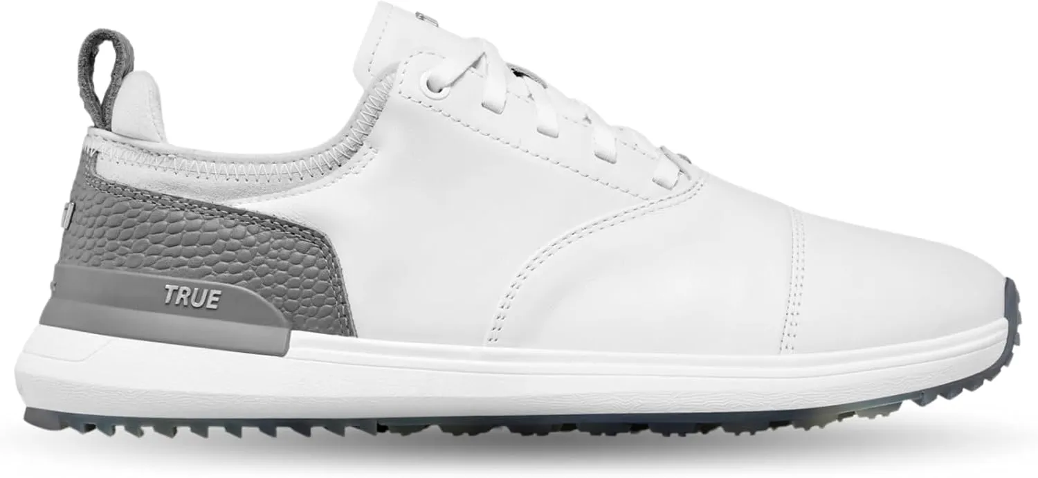 TRUE Linkswear Lux Tour, Men's Golf Shoes, Top Grain Napa Leather, Waterproof