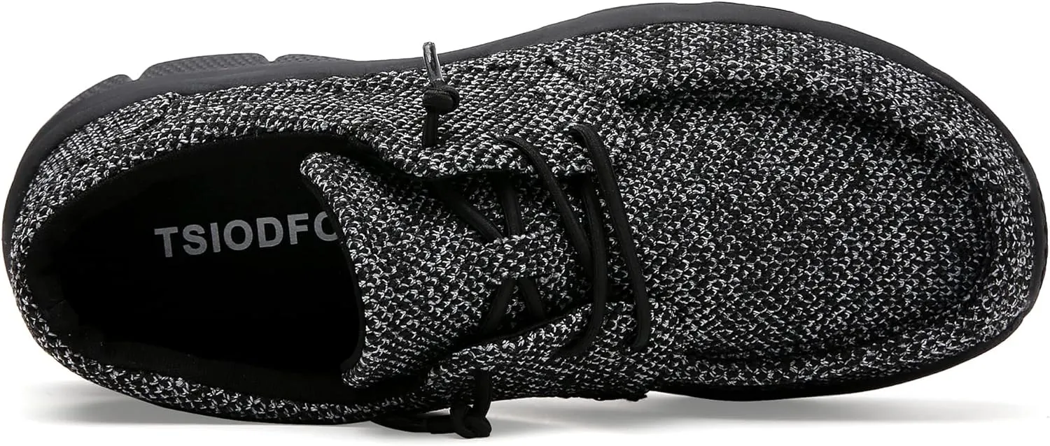 TSIODFO Men's Slip On Shoes Casual Walking Shoes