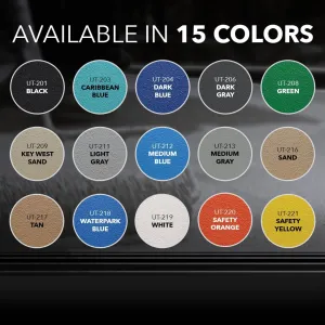 Tuff Coat UT-213 Medium Gray - Submersible, Water-Based, Rubberized Non-Skid Coating - 1 Gallon