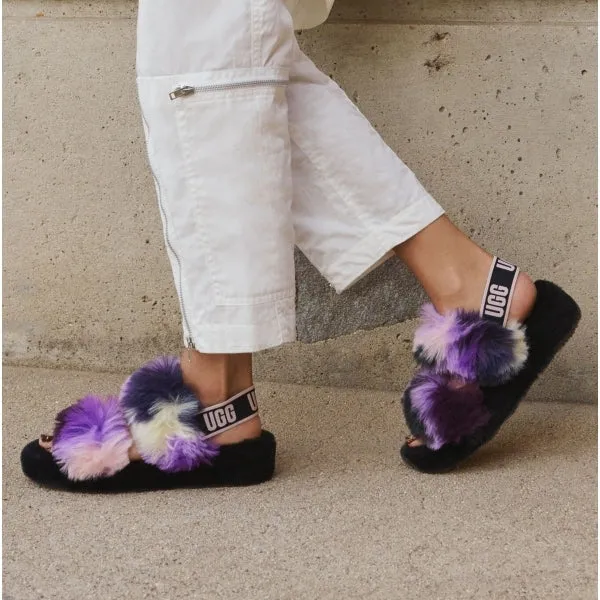 UGG OH YEAH TIE DYE Womens Slingback Slippers Magnolia