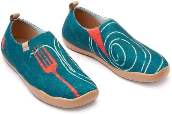 UIN Men's Art Travel Shoes Slip On Casual Wool Cozy Loafers Lightweight Comfort Fashion Sneaker Toledo Ⅰ