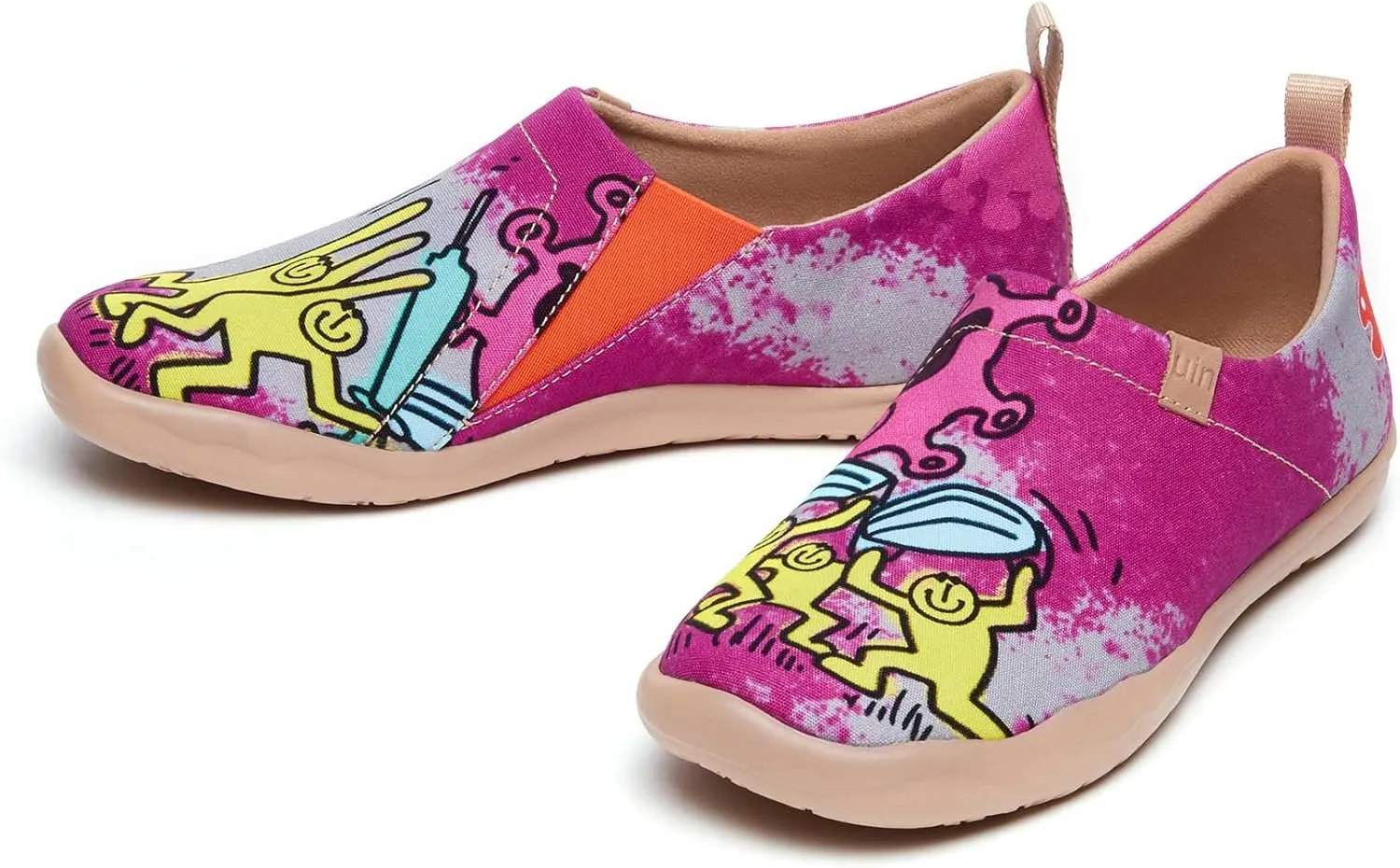 UIN Women's Art Travel Shoes Slip On Casual Cozy Loafers Lightweight Comfort Fashion Sneaker Toledo Ⅰ