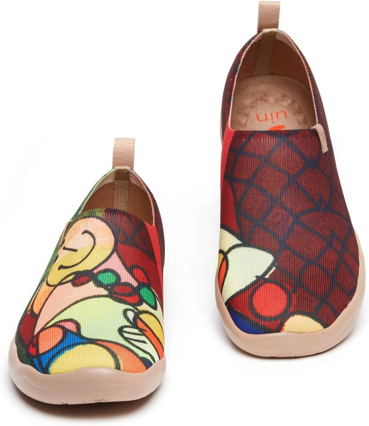 UIN Women's Art Travel Shoes Slip On Casual Cozy Loafers Lightweight Comfort Fashion Sneaker Toledo Ⅰ