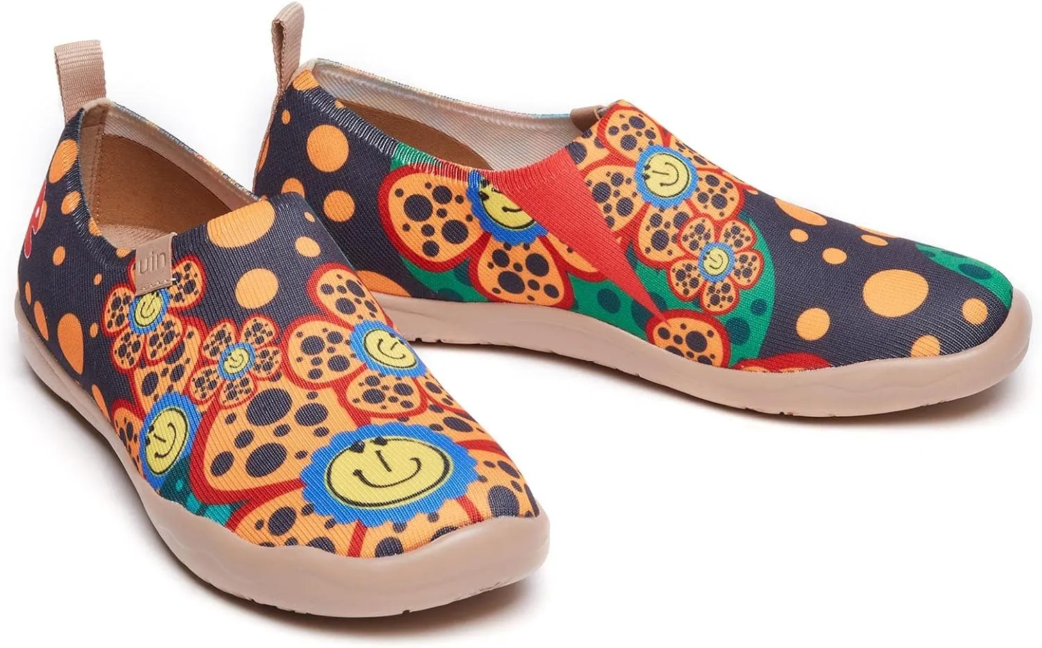 UIN Women's Art Travel Shoes Slip On Casual Cozy Loafers Lightweight Comfort Fashion Sneaker Toledo Ⅰ
