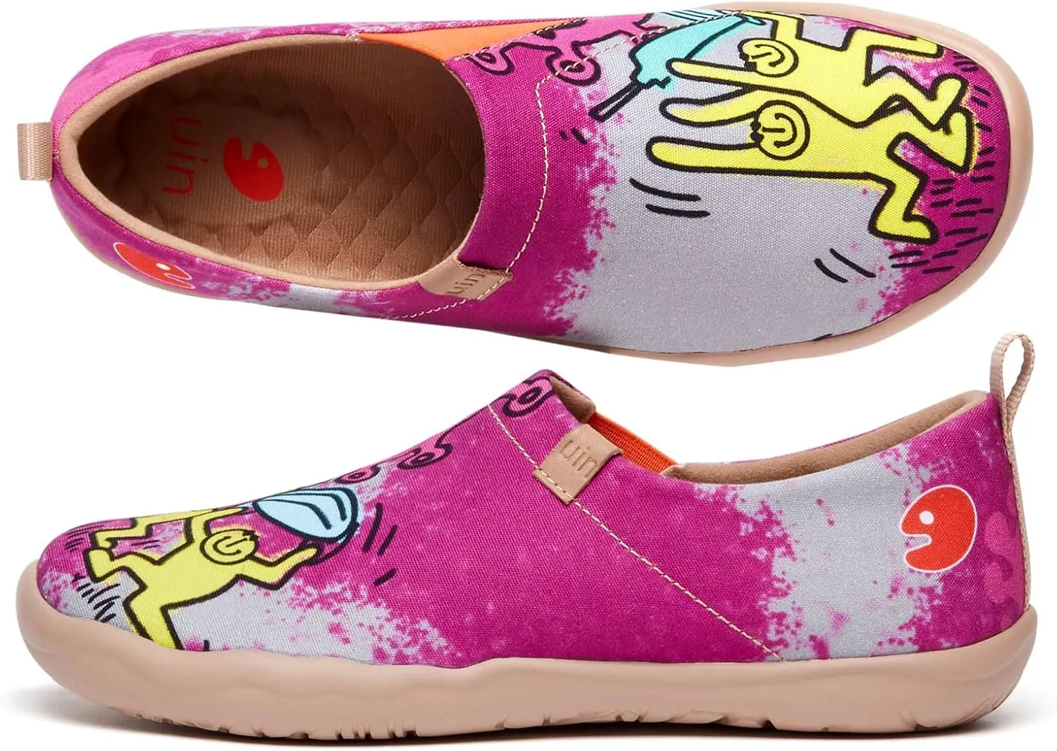 UIN Women's Art Travel Shoes Slip On Casual Cozy Loafers Lightweight Comfort Fashion Sneaker Toledo Ⅰ