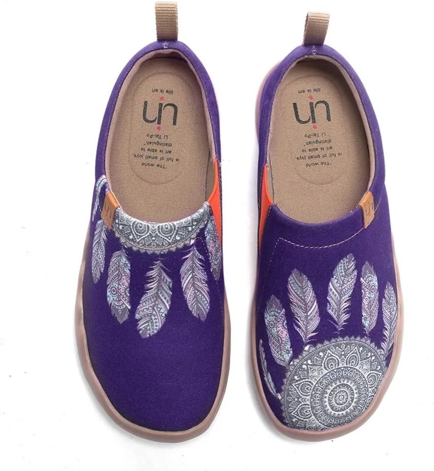 UIN Women's Art Travel Shoes Slip On Casual Cozy Loafers Lightweight Comfort Fashion Sneaker Toledo Ⅰ