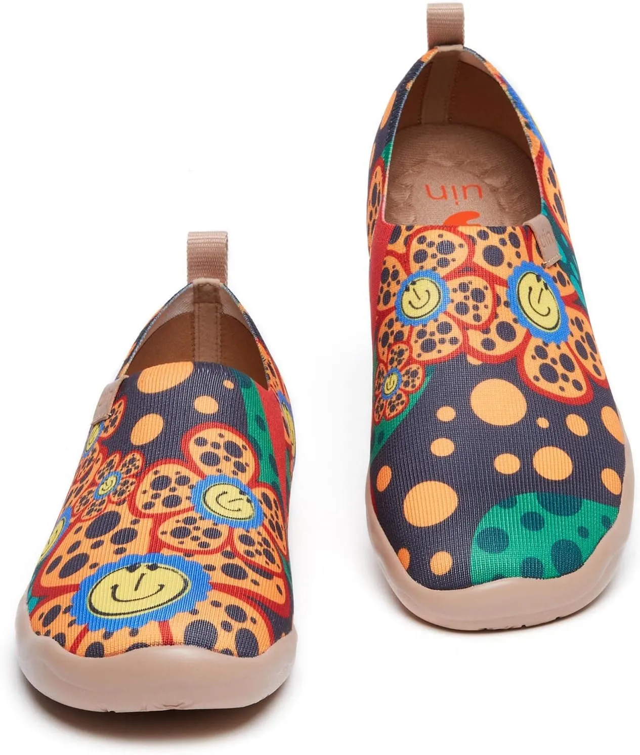 UIN Women's Art Travel Shoes Slip On Casual Cozy Loafers Lightweight Comfort Fashion Sneaker Toledo Ⅰ