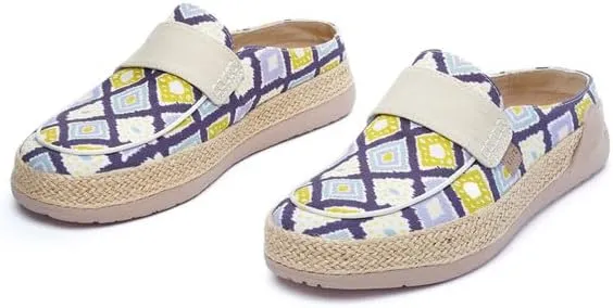UIN Women's Lightweight Slip-on Casual Breathable Round Toe Barefoot Mules for Women