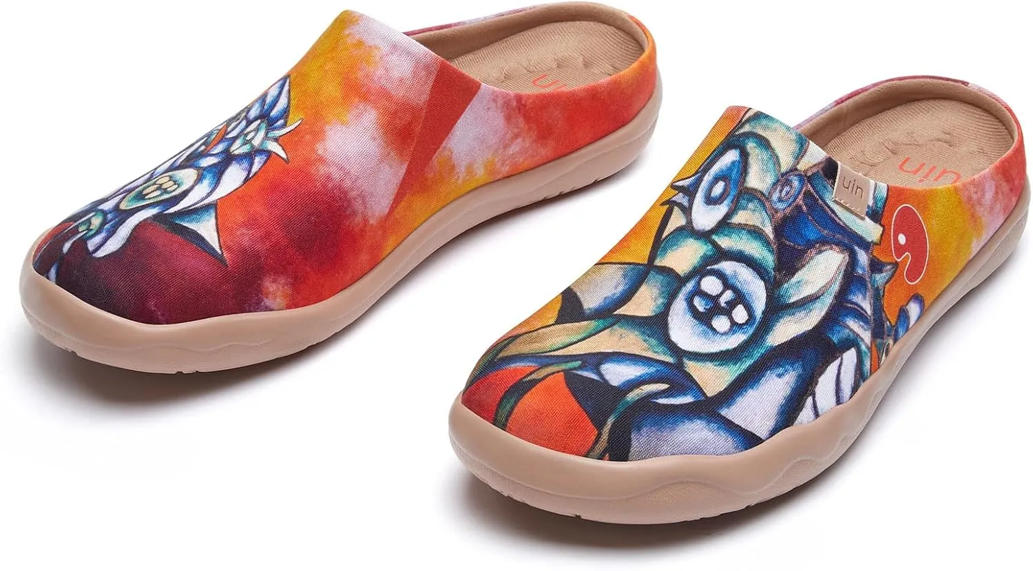 UIN Zoltan Women's Art Travel Shoes Comfort Slip On Loafers Lightweight Fashion Sneaker