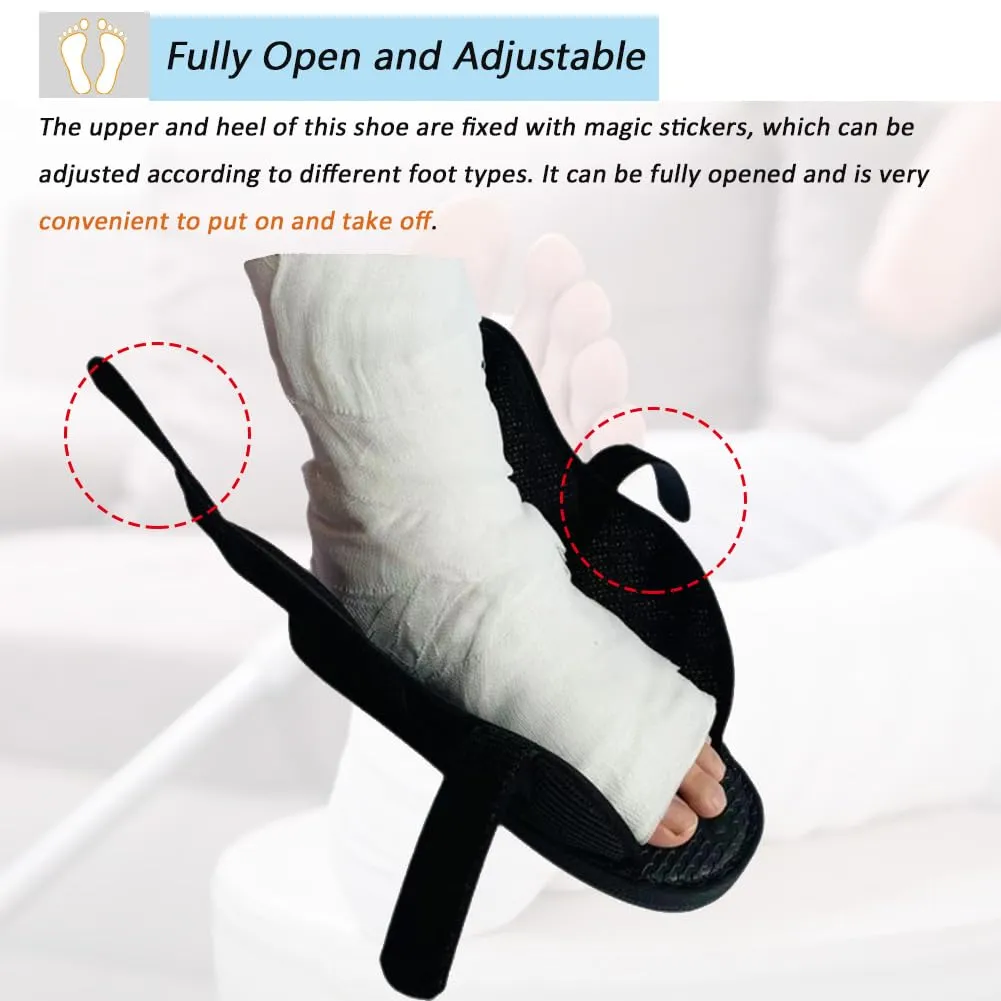 Unisex Post-Op Shoe for Left or Right Foot, Adjustable Medical Boot Easy to Wear, Postoperative Recovery Shoes for Post Surgery, Broken Foot or Toe, Operation Foot Support, Bunions