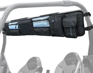 Universal UTV Accessories Storage Bag, ATV Bag Roll Cage Organizer Cargo Storage Bags Gear Bag Tool Bag Compatible with Polaris Ranger RZR Defender Honda Pioneer Talon Yamaha UTV Cart Black