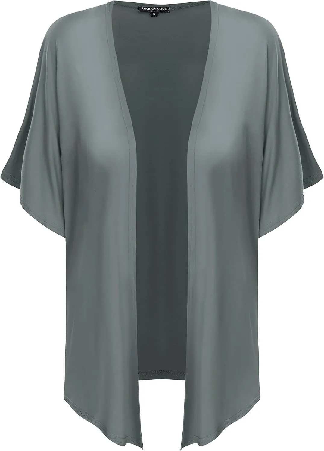 Urban CoCo Women's Lightweight Short Sleeve Kimono Cardigan Casual Cover Ups