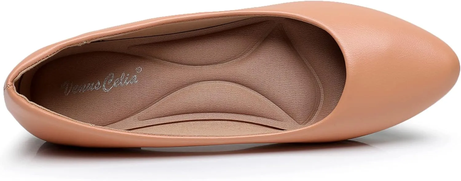 VenusCelia Women's Snug2 Flat Shoe