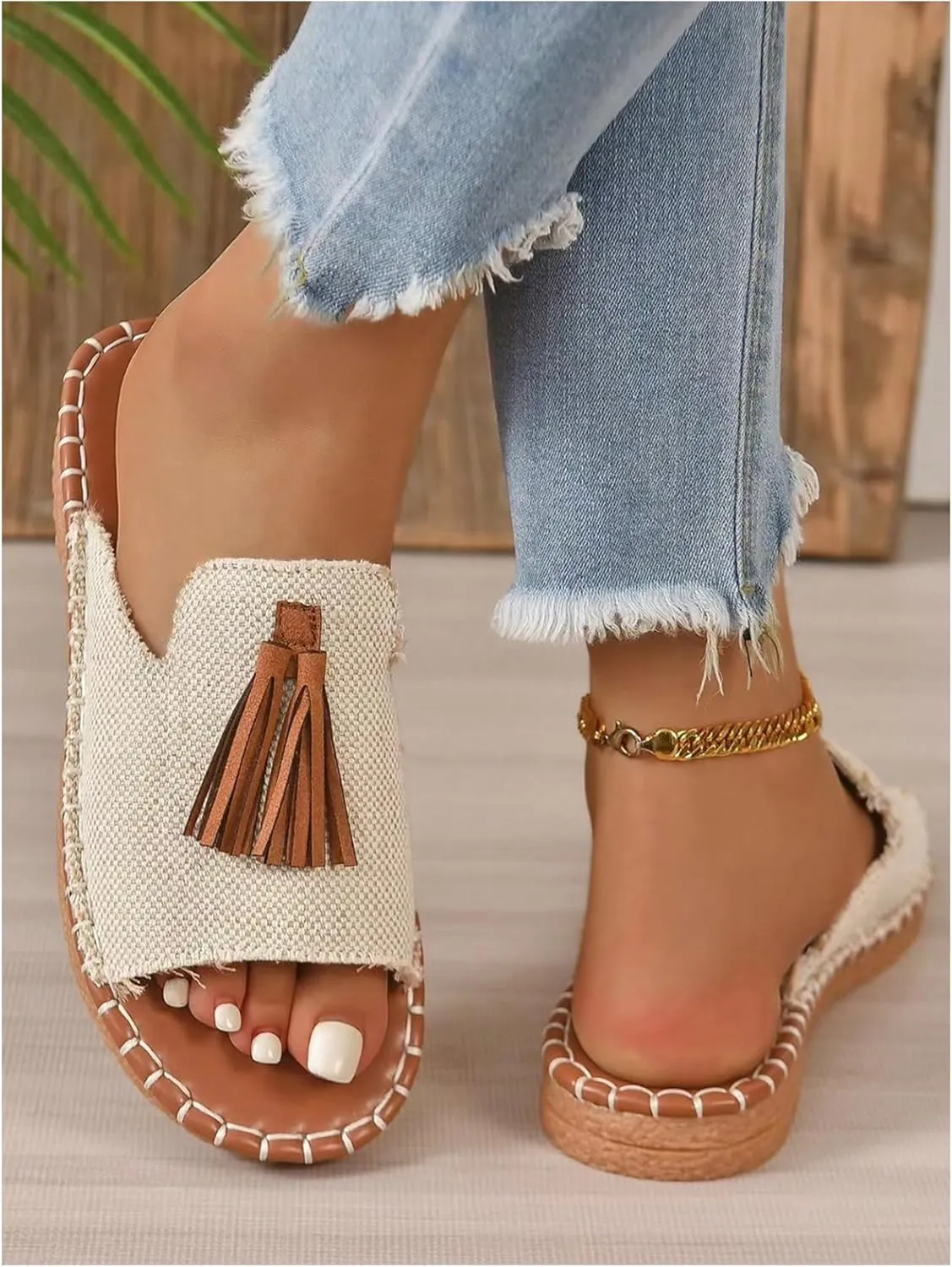 Verdusa Women's Boho Sandals 2025 Casual Summer Flat Sandals