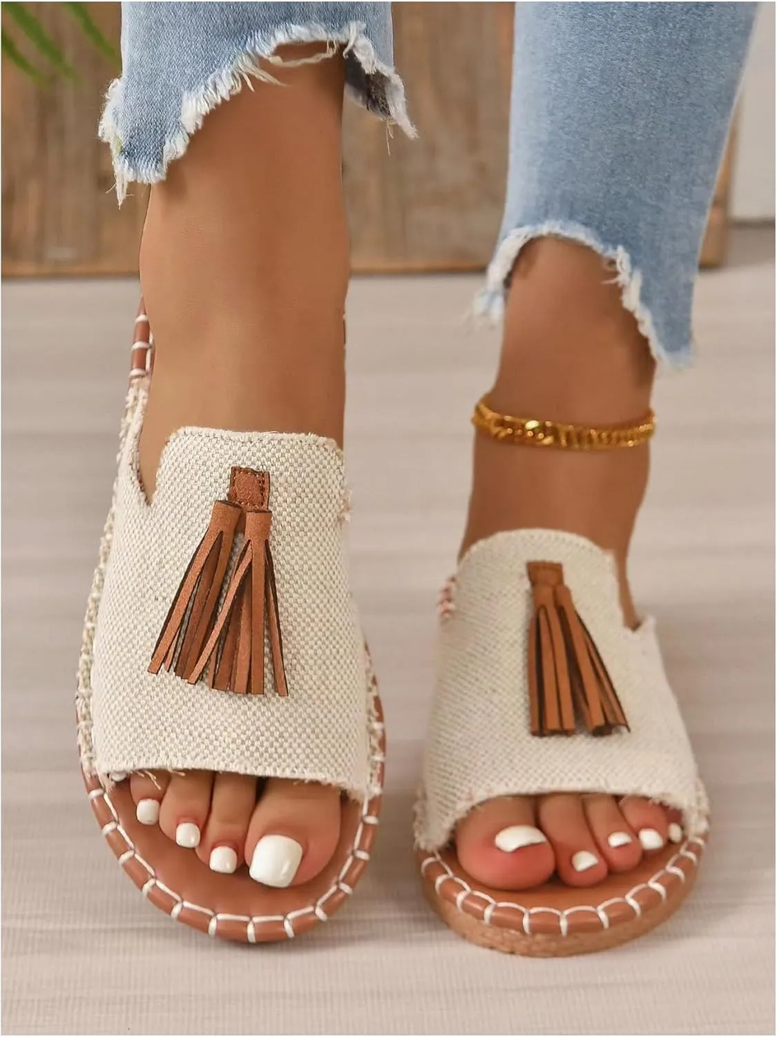 Verdusa Women's Boho Sandals 2025 Casual Summer Flat Sandals